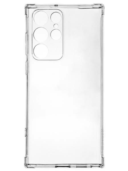 Клип-кейс PERO силикон для Samsung S25 Ultra прозрачный усиленный