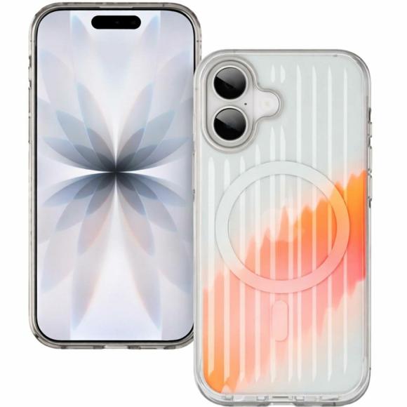 Чехол накладка Gurdini 917209 iPhone 17 Air 6.5" силикон с отделением для карты прозрачный