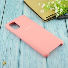 Чехол Silicone case для Samsung A51 2020 розовый (12)