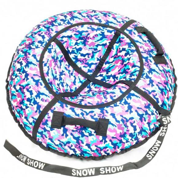Тюбинг Snow Show "Хаки розовый" D-120 см