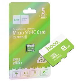 Карта памяти Hoco microSD 8GB Class10