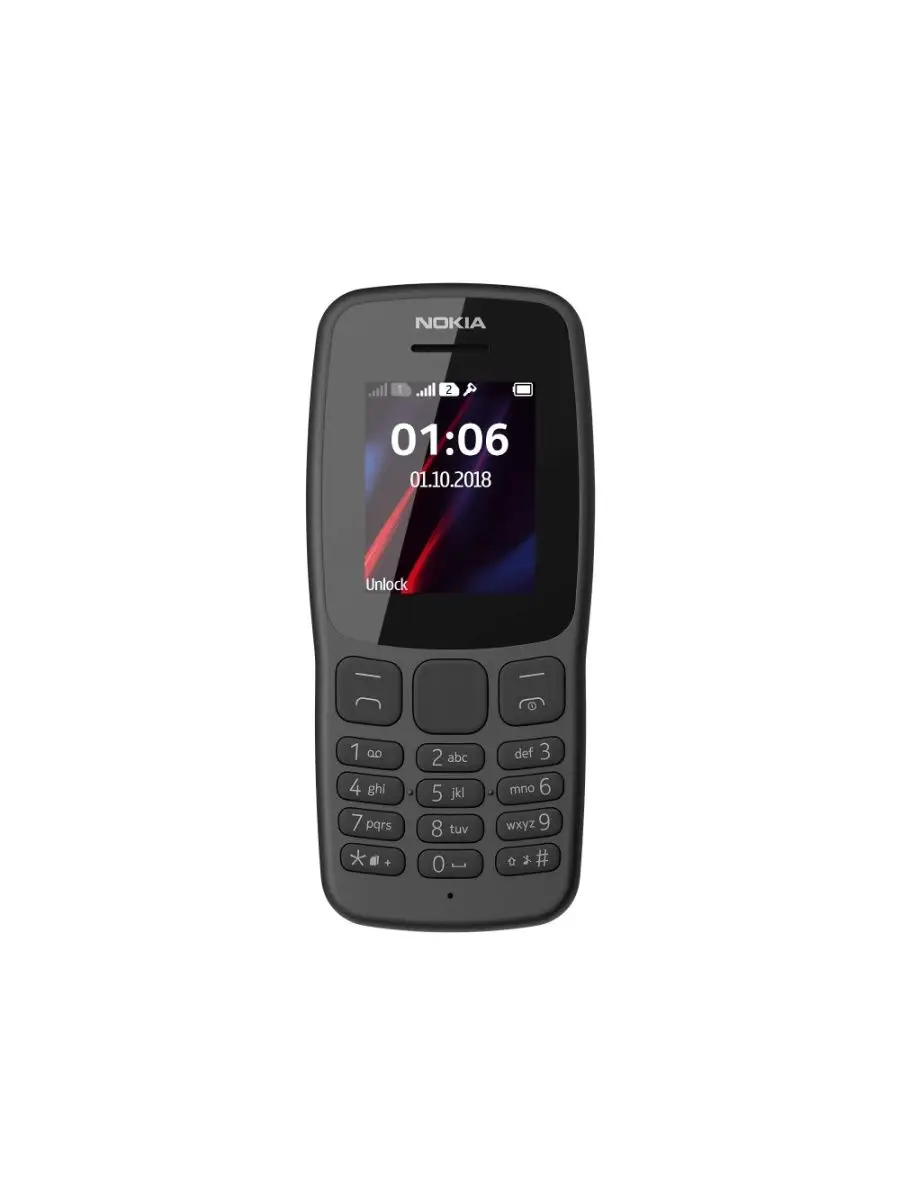 Телефон Nokia 106 Black